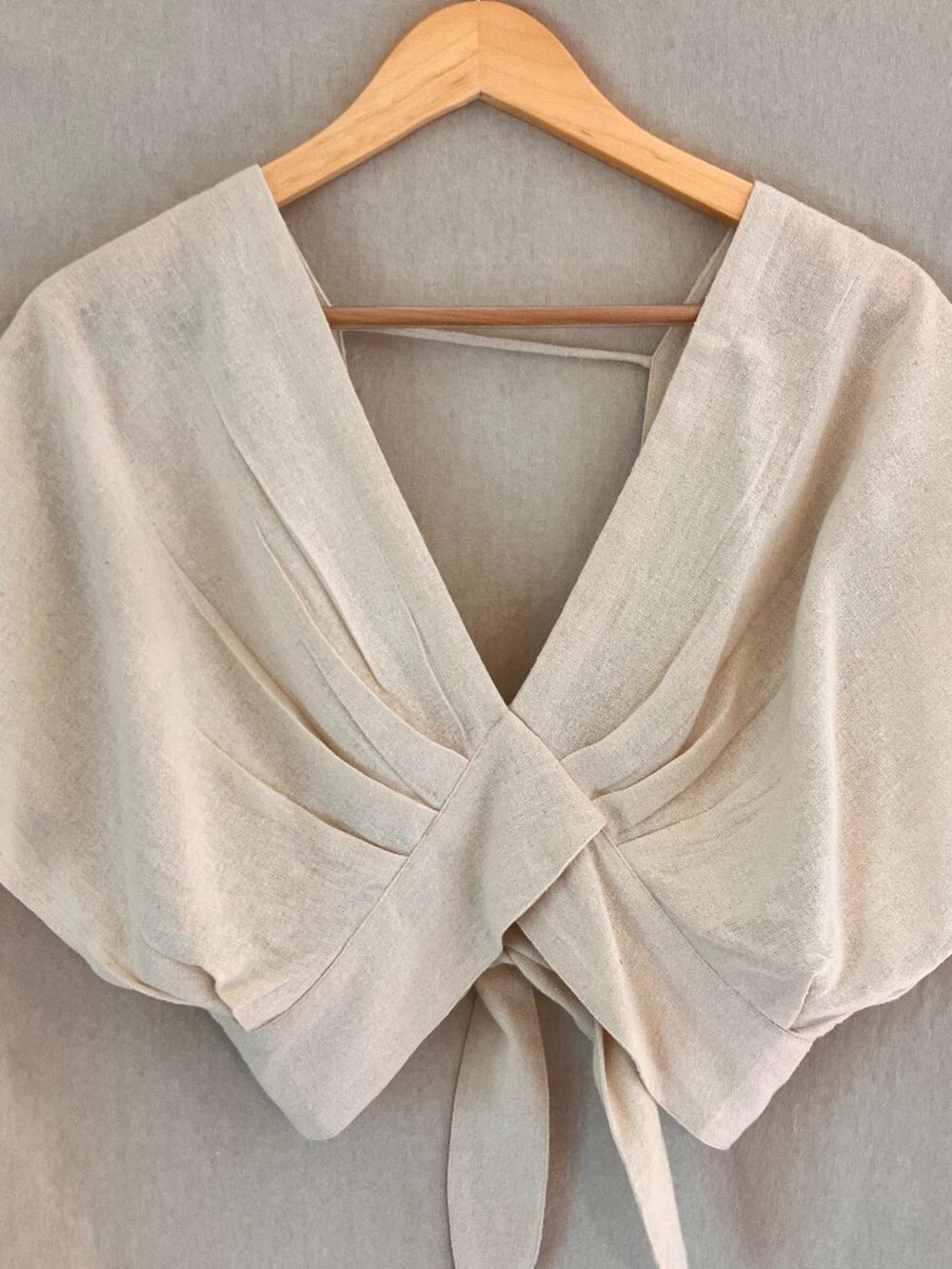 Raw Silk Alice Crop Top